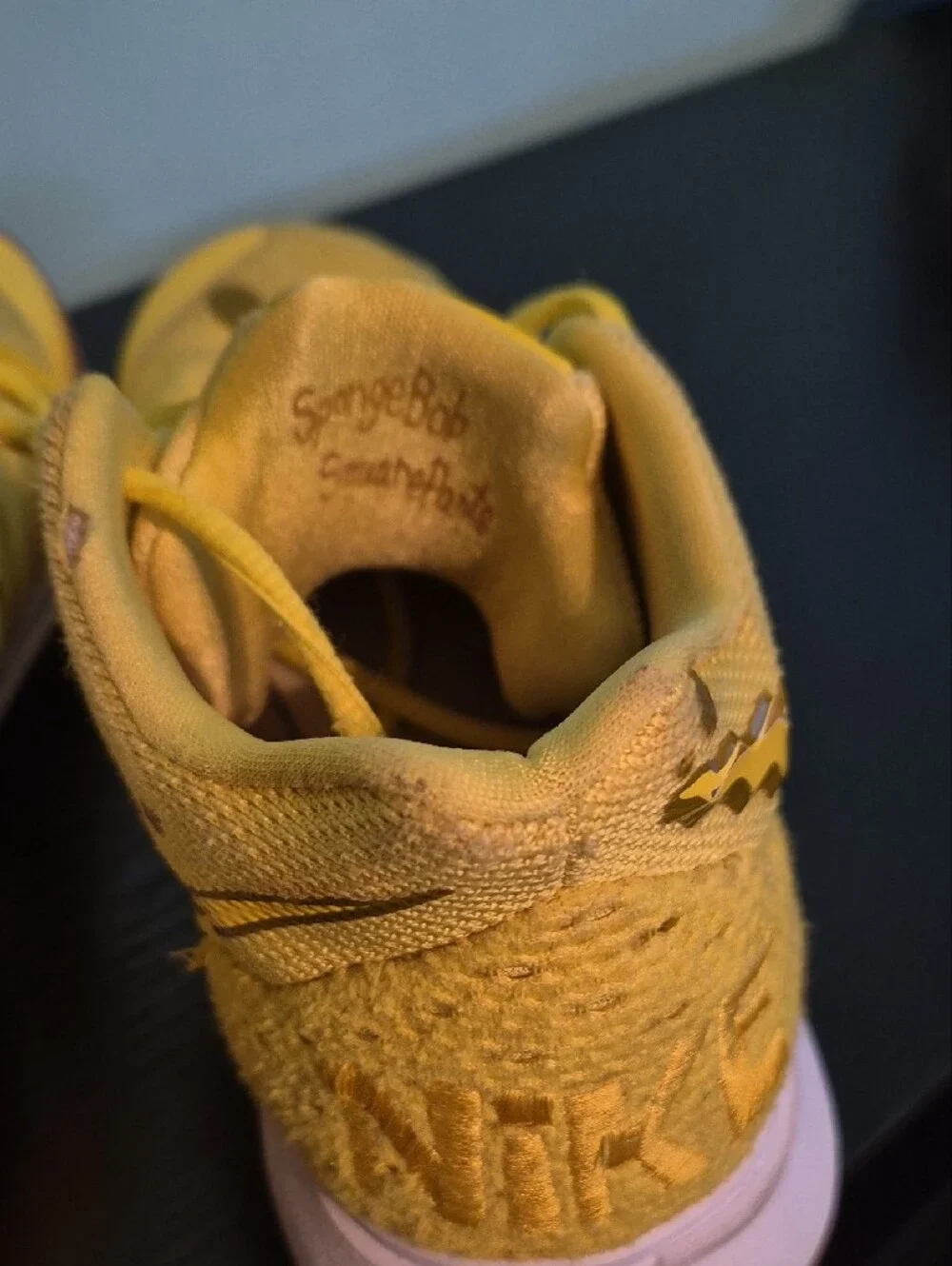 Nike Kids Yellow and Pink Accent Sneakers